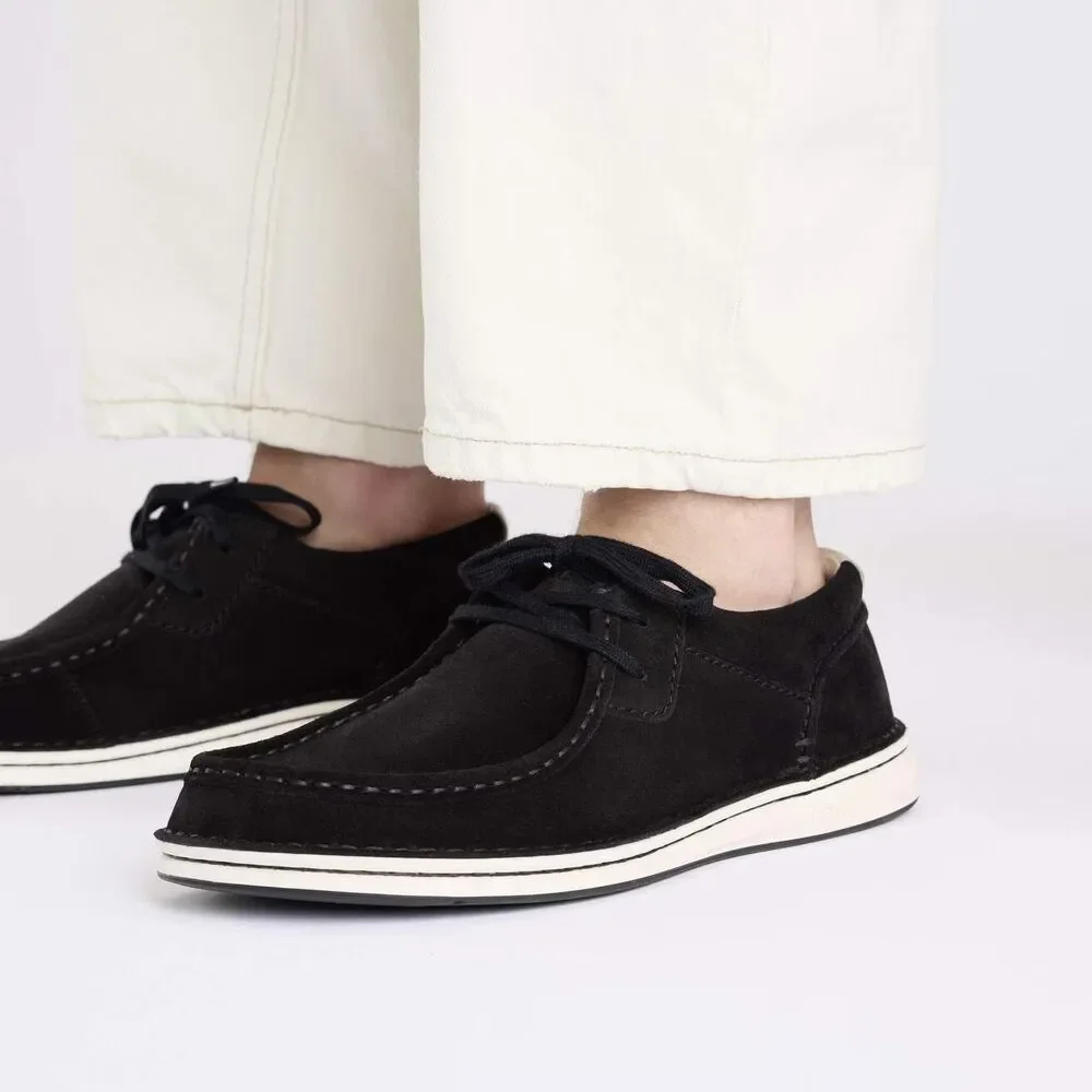 Birkenstock Men's Pasadena Suede Leather Loafers NEW Black EU 42 Regular $175